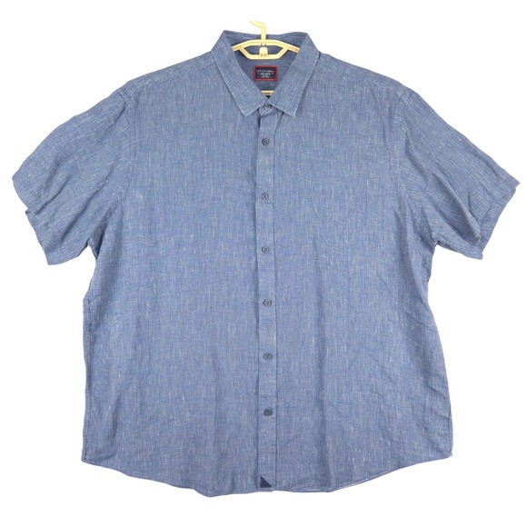 UNTUCKit Other - UNTUCKit Linen Shirt Wrinkle Resistant Short Sleeve Button Up XXX-Large